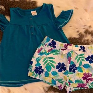 Girls Gymboree matching outfit